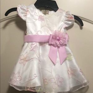 Embroidered floral dress